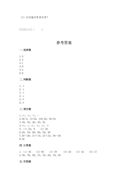 人教版二年级上册数学期中测试卷精品【必刷】.docx