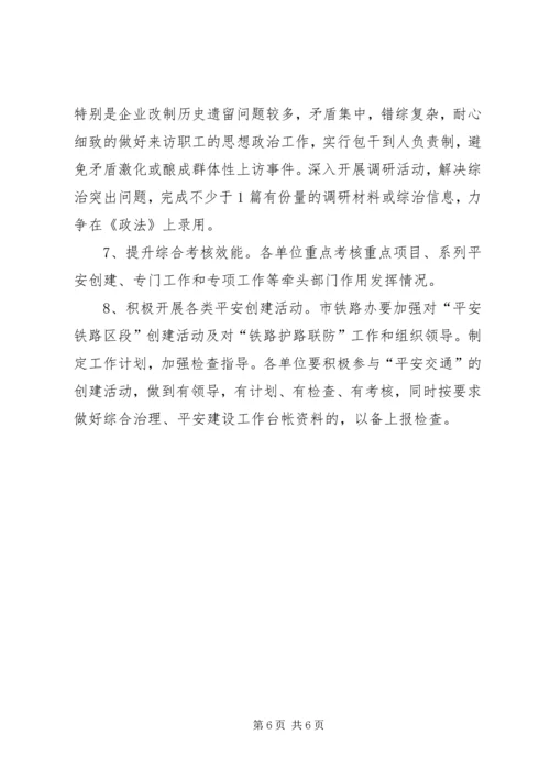 交通局创文明单位年度工作计划与交通局十项重点工作计划.docx