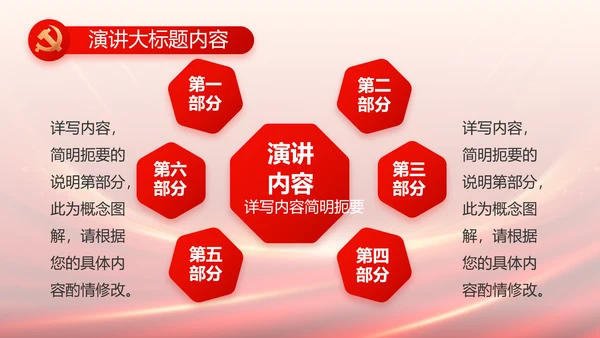 红色党建党支部述职报告PPT党课