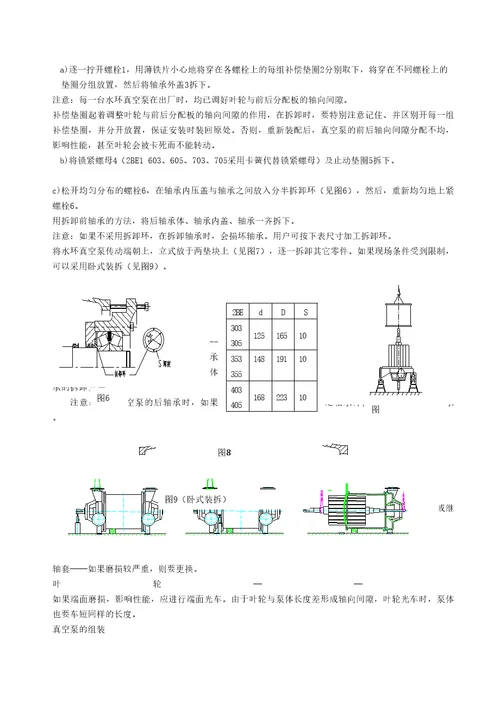 真空泵检修规程