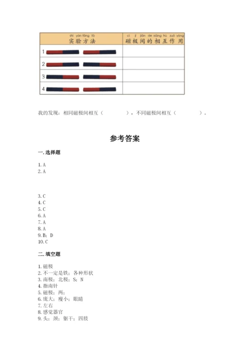 教科版二年级下册科学知识点期末测试卷附答案【b卷】.docx