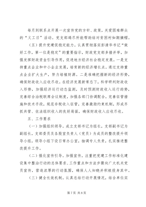 党支部机关党建整改提升方案.docx