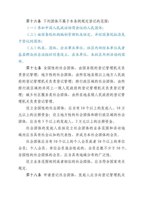 社会组织登记管理条例.docx