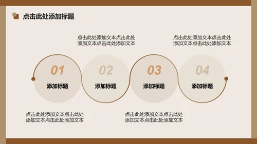 棕色简约风暑假生活读书感悟PPT模板