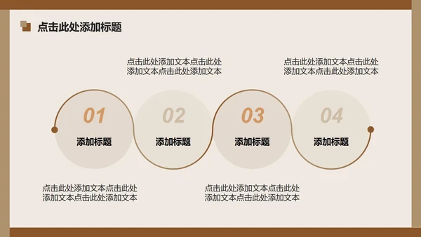 棕色简约风暑假生活读书感悟PPT模板