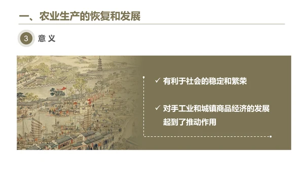 清朝前期社会经济的发展-历史课ppt课件