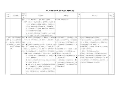 建筑公司项目标准化管理实施细则-secret.docx