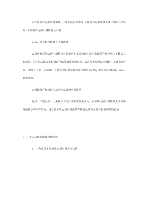 中国高能效空调市场研究报告.docx