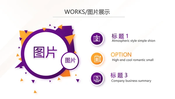 紫色简约大气公司产品介绍宣传PPT
