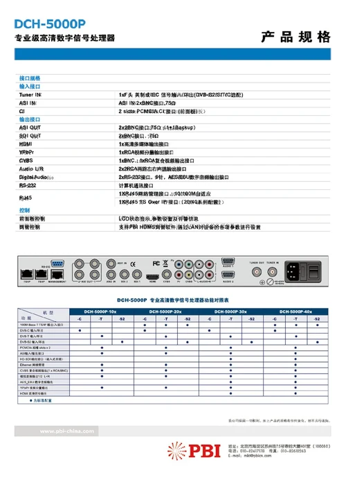 PBIDHC5000P产品手册