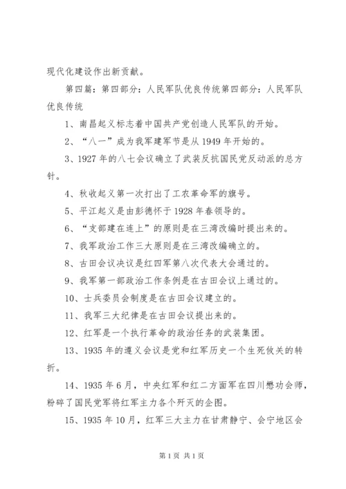 人民军队的优良传统和作风纪律.docx