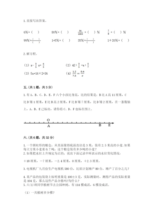 张家港常青藤小升初数学试卷附答案（夺分金卷）.docx