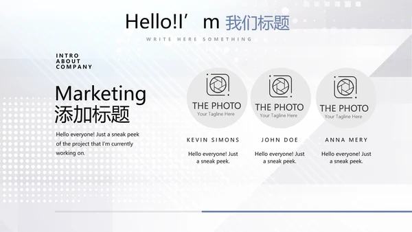 公安科技网络信息软件科技商务动态PPT