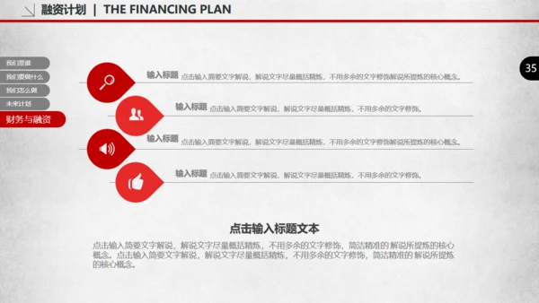 创业融资商业路演计划书通用PPT模板
