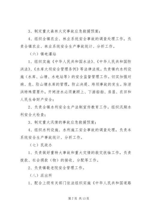 镇委一岗双责工作方案.docx