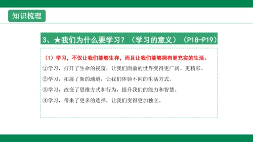 第二课学习新天地 复习课件