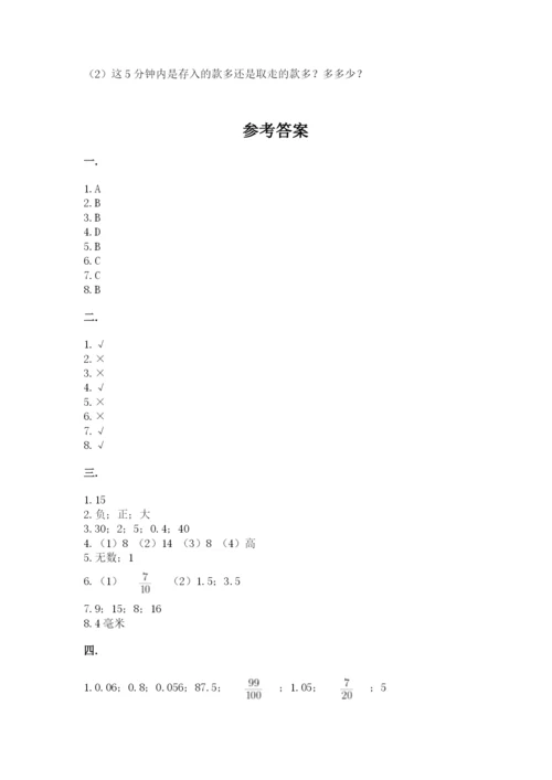 小学数学六年级下册竞赛试题精品【黄金题型】.docx