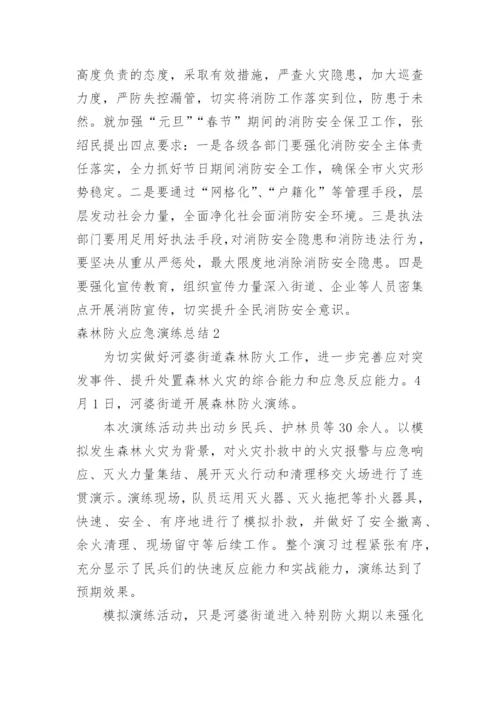 森林防火应急演练总结.docx