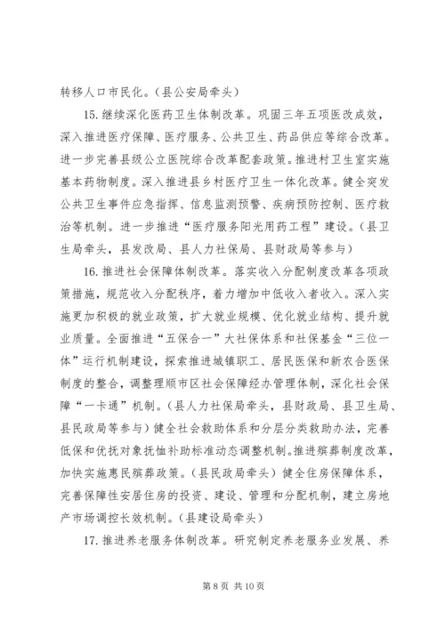 全县深化改革实施意见.docx