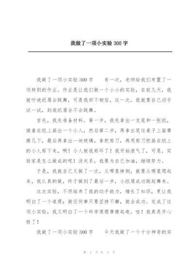 我做了一项小实验300字.docx
