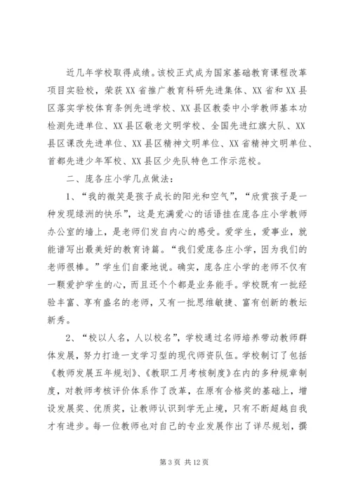 学校长岗位培训考察报告.docx