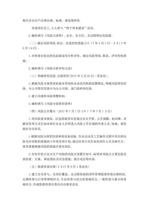 安全生产风险分级管控与隐患排查治理体系方案.docx