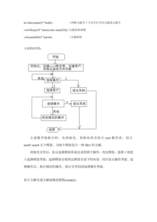 操作系统优质课程设计专项说明书样板.docx