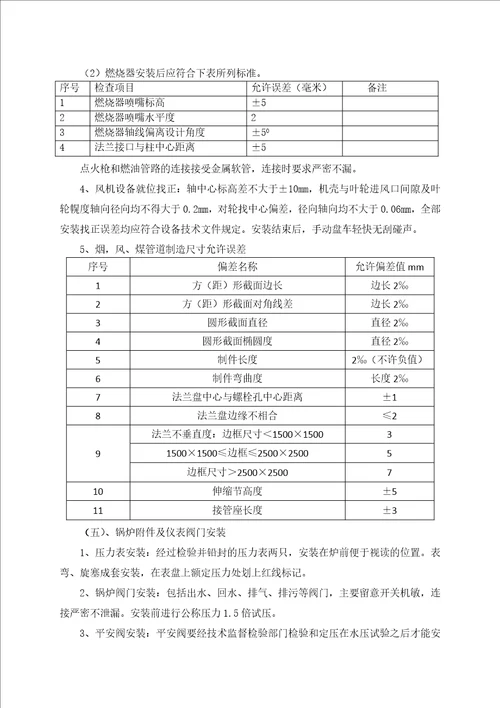 煤改燃锅炉施工监理控制措施及方法