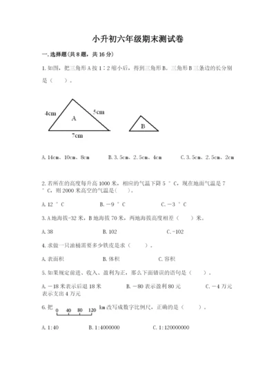小升初六年级期末测试卷标准卷.docx