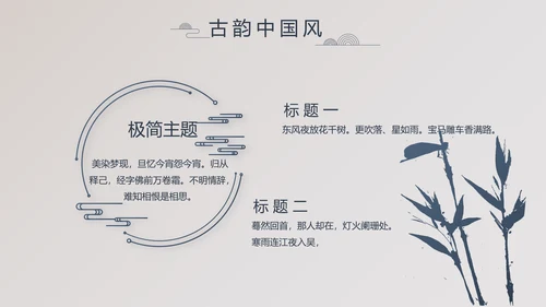 精美复古中国风商业计划书创业融资PPT动态模板