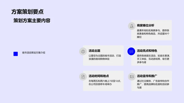 夜市活动策划报告PPT模板