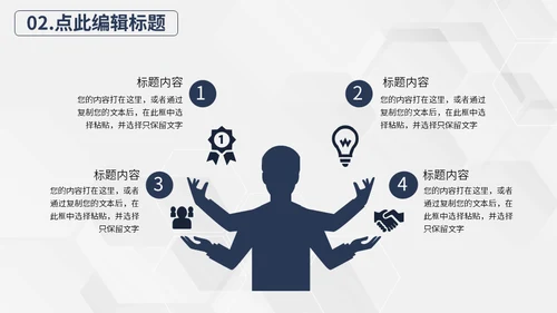部门早会晨会公司例会通用PPT模板