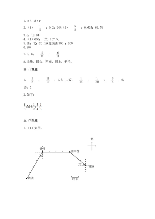 六年级上册数学期末测试卷（易错题）word版.docx