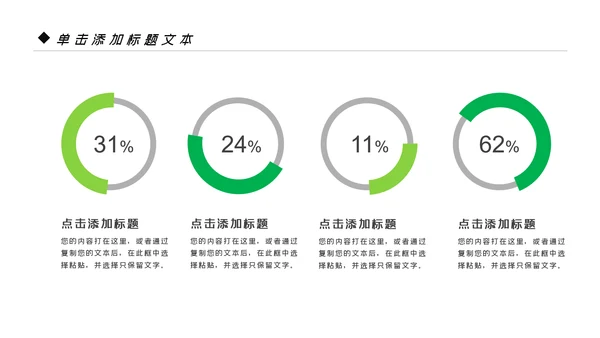 绿色清新生态文明环保低碳和谐社区PPT模板