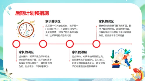 鲤鱼跃龙门毕业家长会通用PPT模板