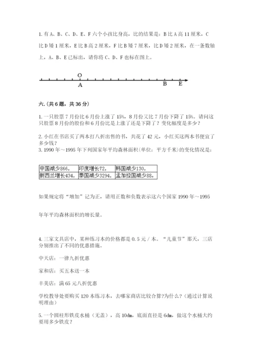 小学六年级升初中模拟试卷（全优）.docx