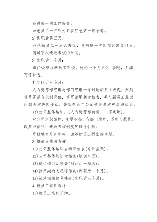 新人入职培训流程一览最新.docx