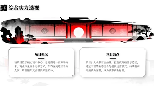 水墨色中国风企业介绍PPT模板
