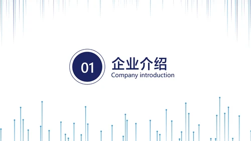 蓝白色商务风互联网软件产品介绍