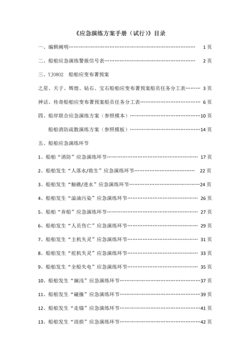 船舶应急演习方案手册.docx