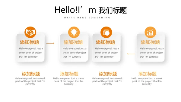 手绘美味面包烘焙动态PPT模板