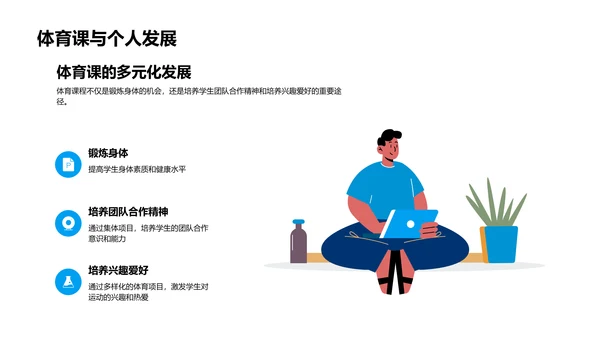 体育课程的深度解读PPT模板