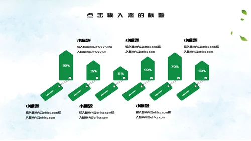 端午节粽子绿意通用PPT模版