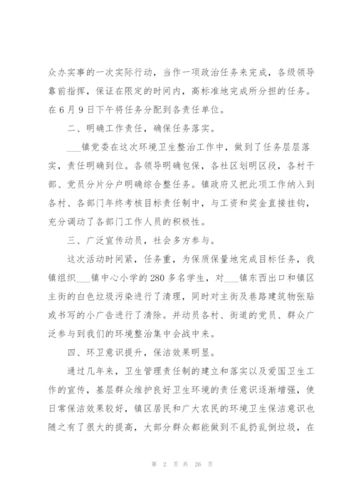 环境整治年终个人工作总结.docx