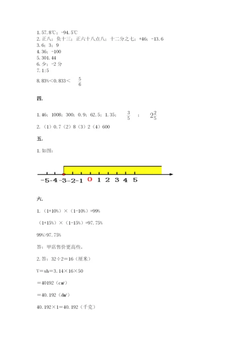 济南市外国语学校小升初数学试卷及1套参考答案.docx