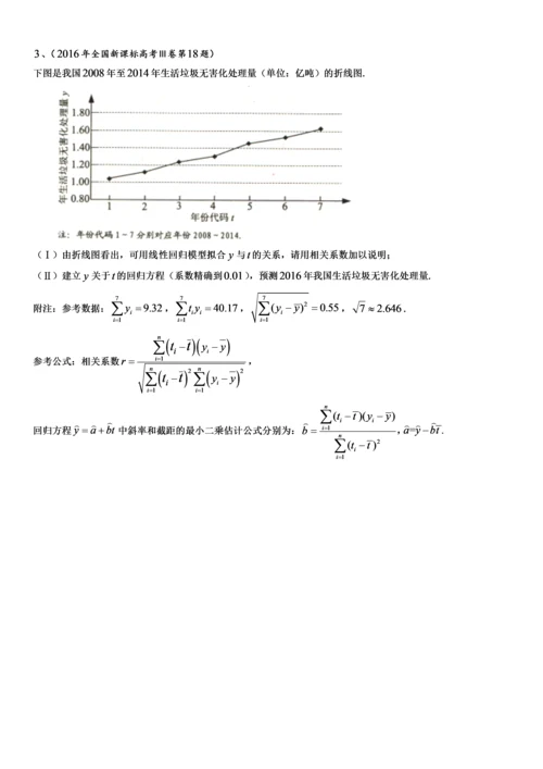 线性回归方程必练题(强烈推荐).docx