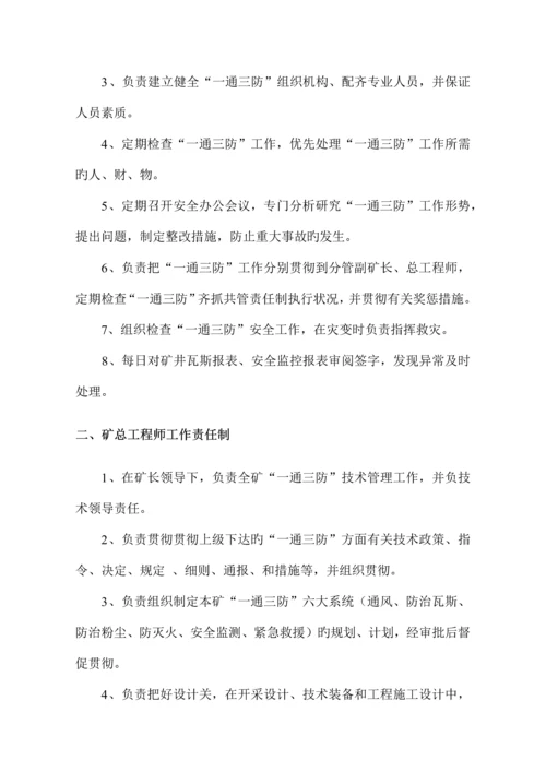 煤矿一通三防管理制度汇编.docx