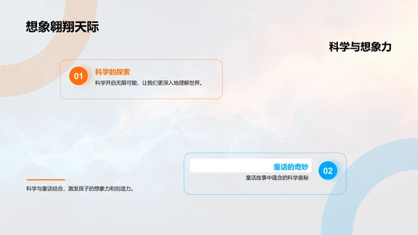 科学童话讲座PPT模板