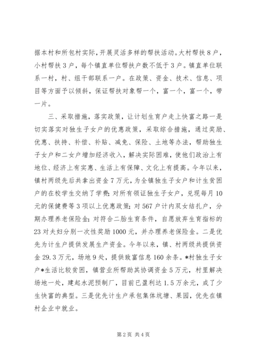 乡镇计划生育三结合工作总结.docx