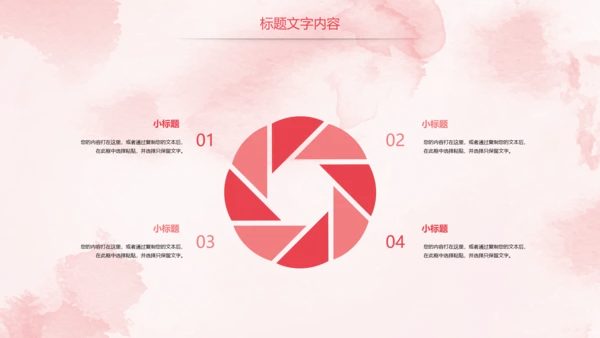 唯美粉红关爱女性乳腺健康女性健康PPT模板